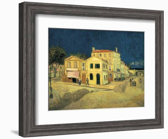 The Yellow House at Arles-Vincent van Gogh-Framed Art Print