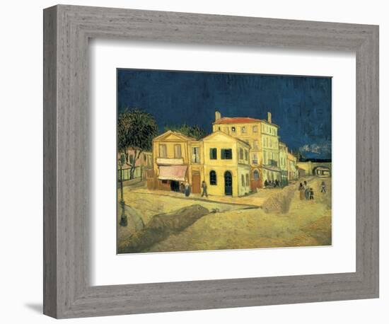 The Yellow House at Arles-Vincent van Gogh-Framed Art Print