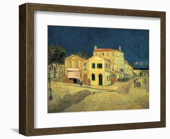 The Yellow House at Arles-Vincent van Gogh-Framed Art Print