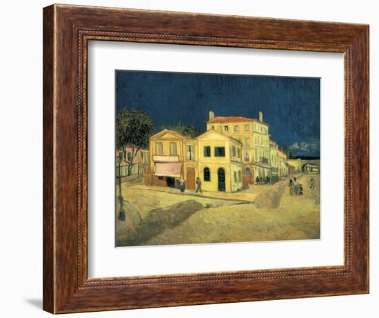 The Yellow House at Arles-Vincent van Gogh-Framed Art Print