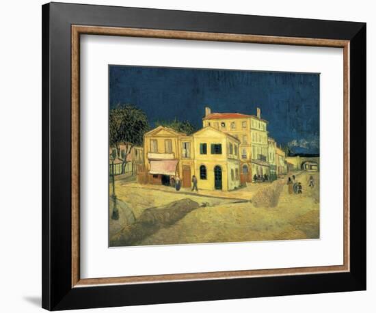 The Yellow House at Arles-Vincent van Gogh-Framed Art Print