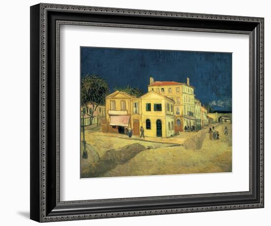 The Yellow House at Arles-Vincent van Gogh-Framed Art Print