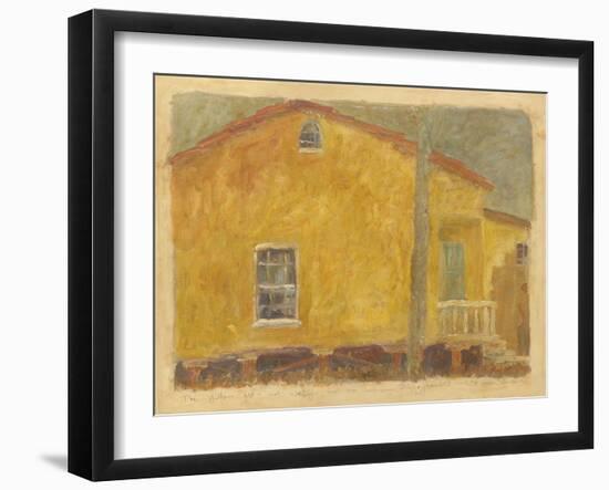 The Yellow Hut-Roy Woodard-Framed Giclee Print