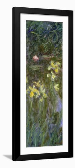 The Yellow Irises, 1914-17-Claude Monet-Framed Giclee Print