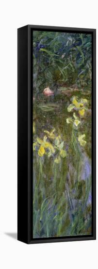 The Yellow Irises, 1914-17-Claude Monet-Framed Premier Image Canvas