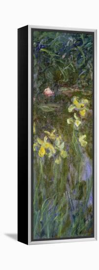 The Yellow Irises, 1914-17-Claude Monet-Framed Premier Image Canvas