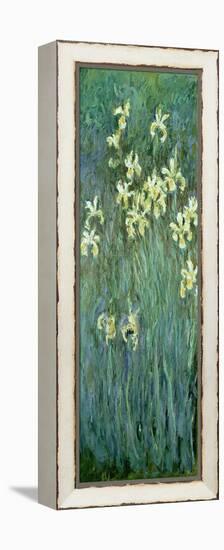 The Yellow Irises-Claude Monet-Framed Premier Image Canvas