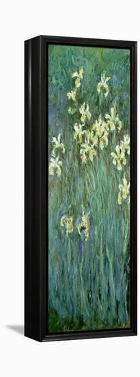The Yellow Irises-Claude Monet-Framed Premier Image Canvas