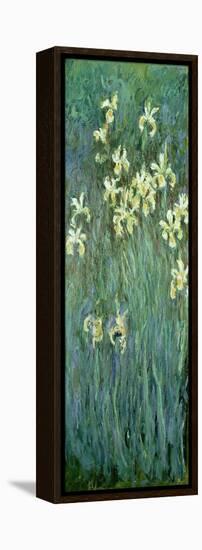 The Yellow Irises-Claude Monet-Framed Premier Image Canvas