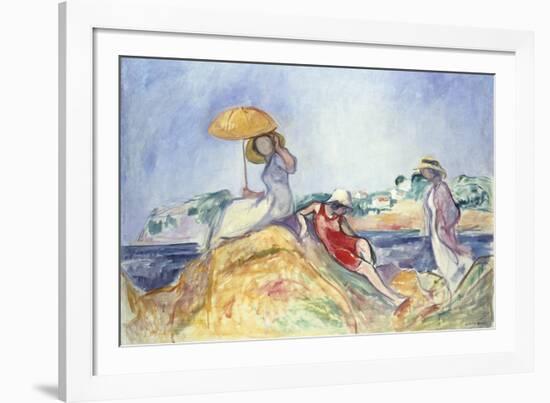 The Yellow Parasol-Henri Lebasque-Framed Giclee Print