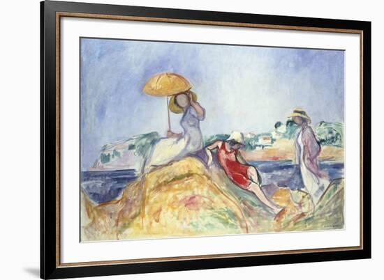 The Yellow Parasol-Henri Lebasque-Framed Giclee Print