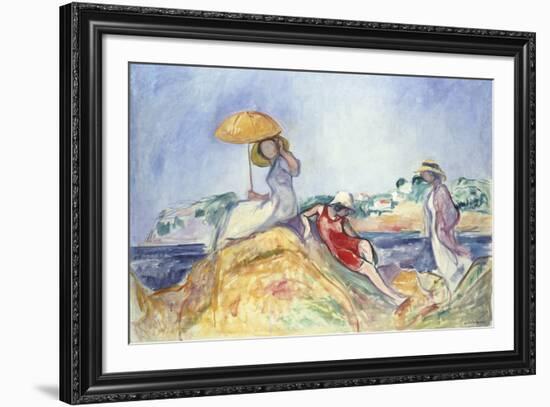 The Yellow Parasol-Henri Lebasque-Framed Giclee Print