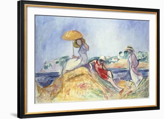 The Yellow Parasol-Henri Lebasque-Framed Giclee Print