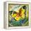 The Yellow-Red Butterfly In Flight-balaikin2009-Framed Stretched Canvas