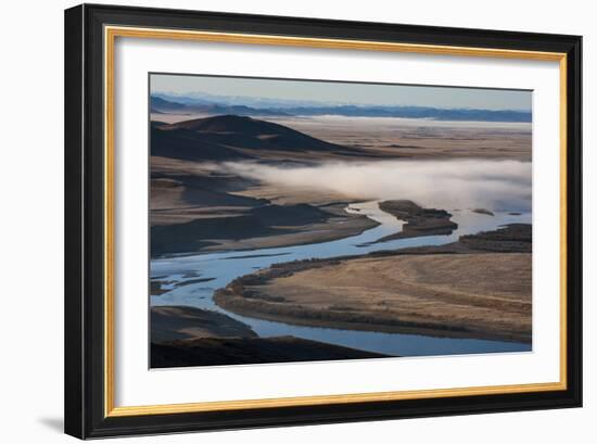 The Yellow River (Huang He) at 5464 kilometers, the second longest river in China, China-Alex Treadway-Framed Photographic Print