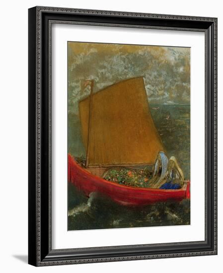 The Yellow Sail, C.1905-Odilon Redon-Framed Giclee Print