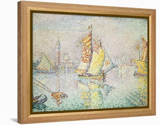 The Yellow Sail, Venice, 1904-Paul Signac-Framed Premier Image Canvas