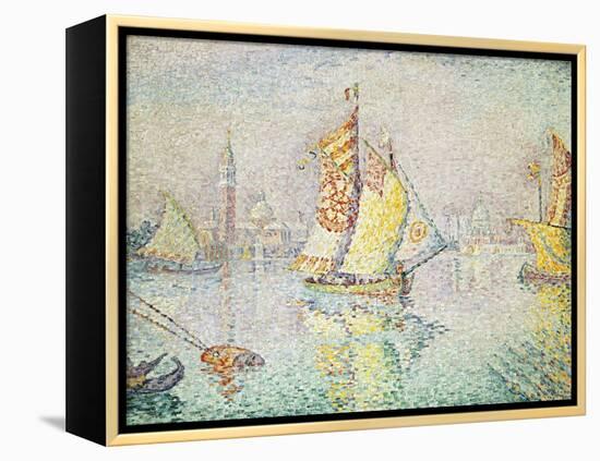 The Yellow Sail, Venice, 1904-Paul Signac-Framed Premier Image Canvas