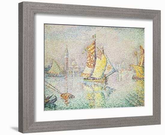 The Yellow Sail, Venice, 1904-Paul Signac-Framed Giclee Print