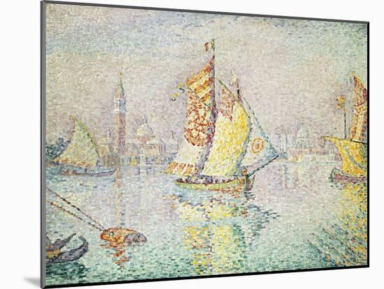 The Yellow Sail, Venice, 1904-Paul Signac-Mounted Giclee Print