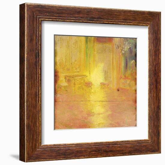 The Yellow Salon-Gaston La Touche-Framed Premium Giclee Print