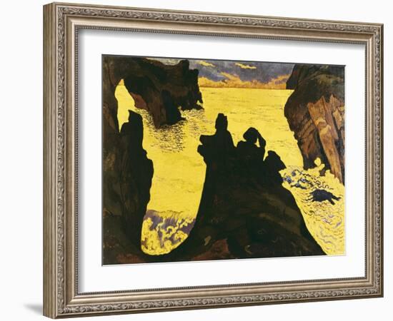 The Yellow Sea-Georges Lacombe-Framed Art Print