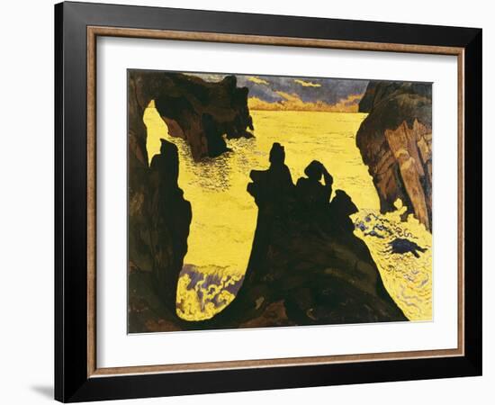 The Yellow Sea-Georges Lacombe-Framed Art Print