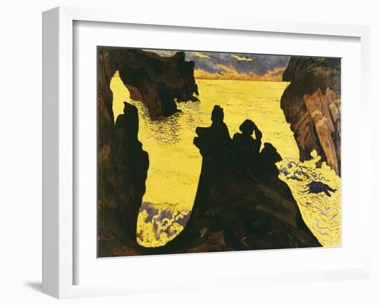 The Yellow Sea-Georges Lacombe-Framed Art Print