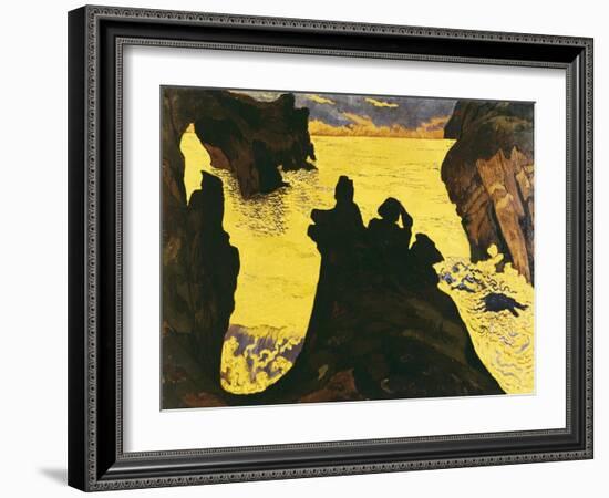 The Yellow Sea-Georges Lacombe-Framed Art Print