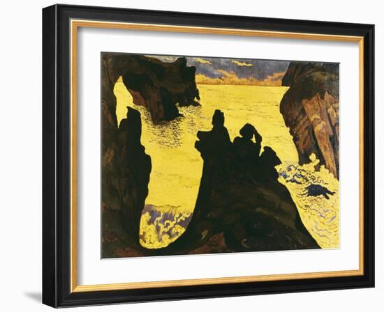 The Yellow Sea-Georges Lacombe-Framed Art Print