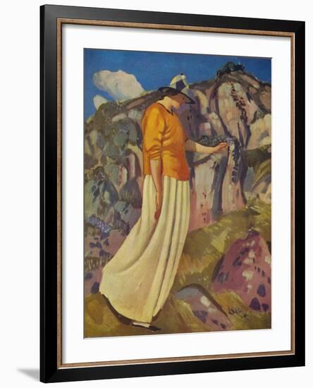 'The Yellow Skirt', 1914-Derwent Lees-Framed Giclee Print