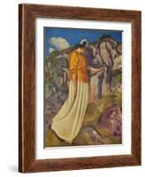 'The Yellow Skirt', 1914-Derwent Lees-Framed Giclee Print
