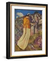 'The Yellow Skirt', 1914-Derwent Lees-Framed Giclee Print