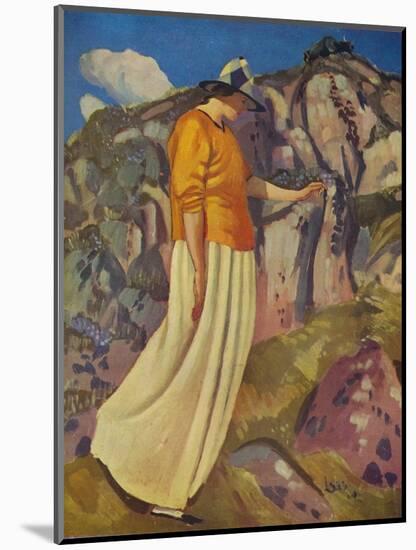 'The Yellow Skirt', 1914-Derwent Lees-Mounted Giclee Print