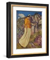 'The Yellow Skirt', 1914-Derwent Lees-Framed Giclee Print