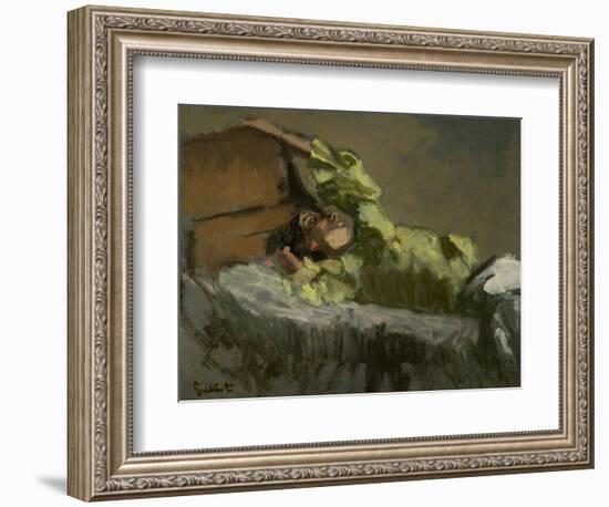 The Yellow Sleeve, 1903-1904 (Oil on Canvas)-Walter Richard Sickert-Framed Giclee Print