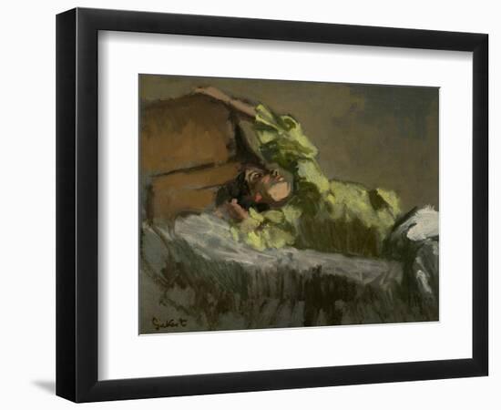 The Yellow Sleeve, 1903-1904 (Oil on Canvas)-Walter Richard Sickert-Framed Giclee Print