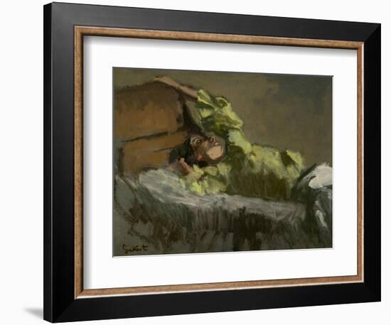 The Yellow Sleeve, 1903-1904 (Oil on Canvas)-Walter Richard Sickert-Framed Giclee Print