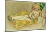 The Yellow Sultana, 1916-Leon Bakst-Mounted Giclee Print