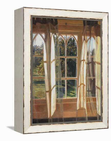 The yellow window, 2013,-Helen White-Framed Premier Image Canvas