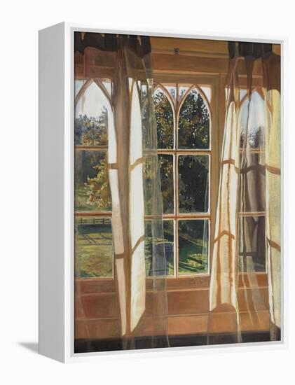 The yellow window, 2013,-Helen White-Framed Premier Image Canvas