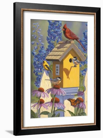 The Yellowbird House-Jeffrey Hoff-Framed Giclee Print