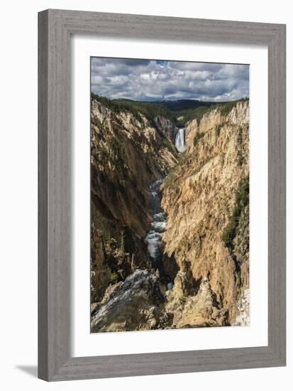 The Yellowstone River Roars Through The Grand Canyon Of The Yellowstone-Bryan Jolley-Framed Photographic Print
