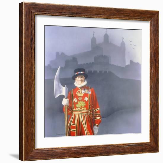 The Yeoman Gaoler, 1977-Sandra Lawrence-Framed Giclee Print