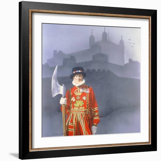 The Yeoman Gaoler, 1977-Sandra Lawrence-Framed Giclee Print