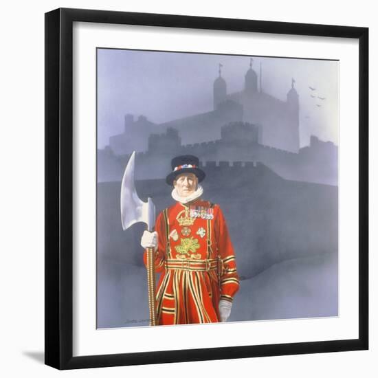 The Yeoman Gaoler, 1977-Sandra Lawrence-Framed Giclee Print