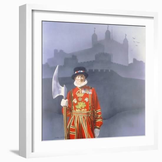 The Yeoman Gaoler, 1977-Sandra Lawrence-Framed Giclee Print