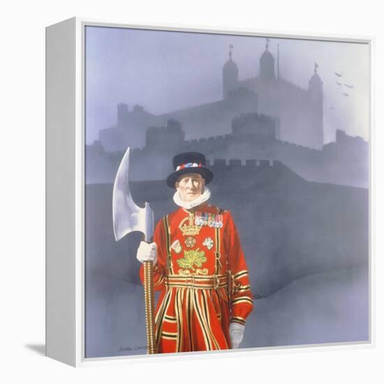 The Yeoman Gaoler, 1977-Sandra Lawrence-Framed Premier Image Canvas