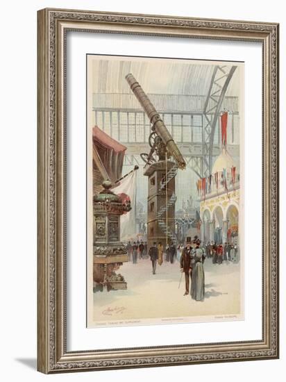 The Yerkes Telescope-C. Graham-Framed Art Print