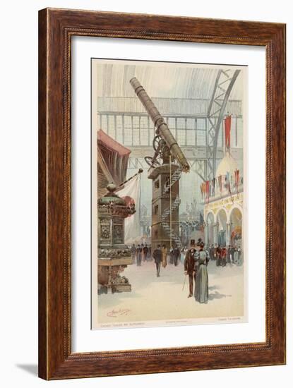 The Yerkes Telescope-C. Graham-Framed Art Print